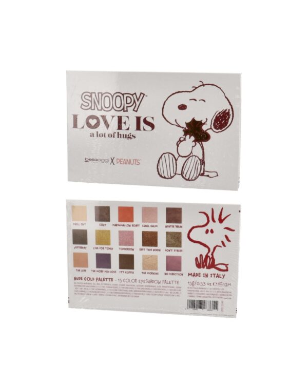 SNOOPY LOVE IS PALETTE OMBRETTI NUDE GOLD