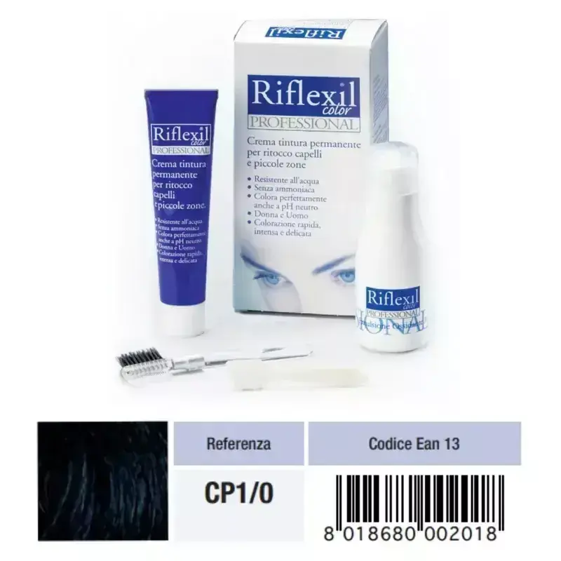 riflexil tinta ritoco capelli nero