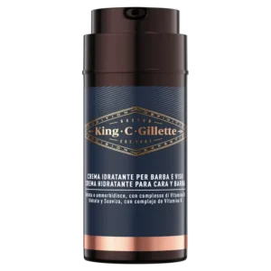 Gillette King C Crema Idratante Barba e Viso 100ml